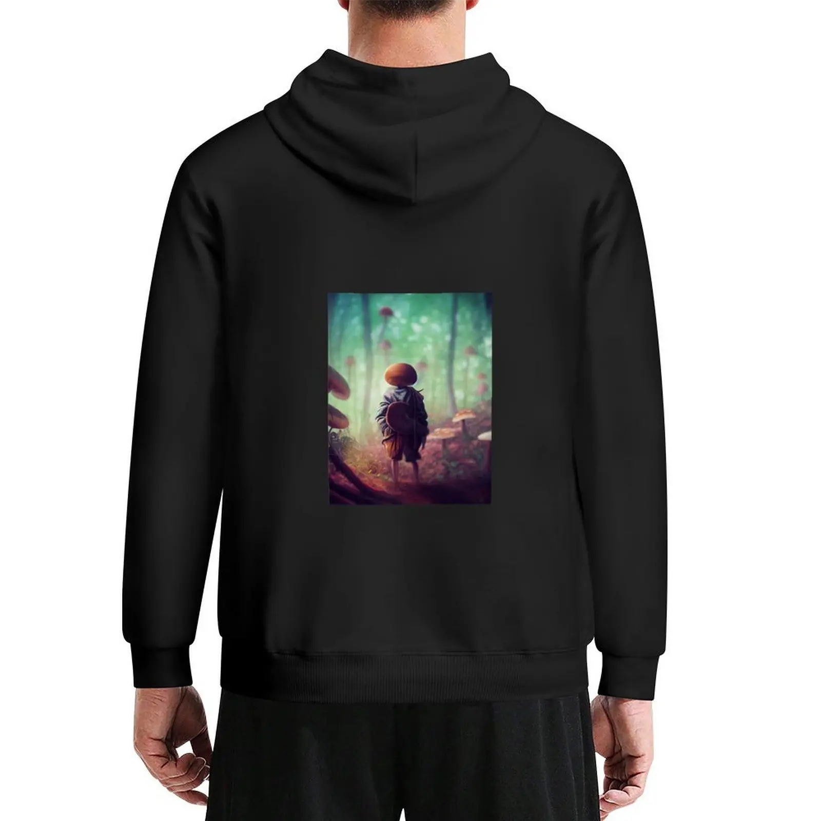 

Little Ollie | Vintage Little Brown Mushroom School Boy | Magical Woodland Character | Hoodie
