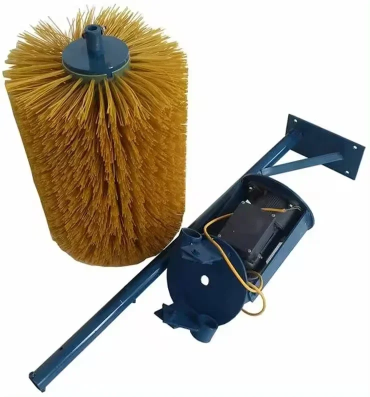 High Quality Custom PP Material Full Automatic Cleaning Cattle Body Antipruritic Cow Brush Brush with Motor For Cattle Massage