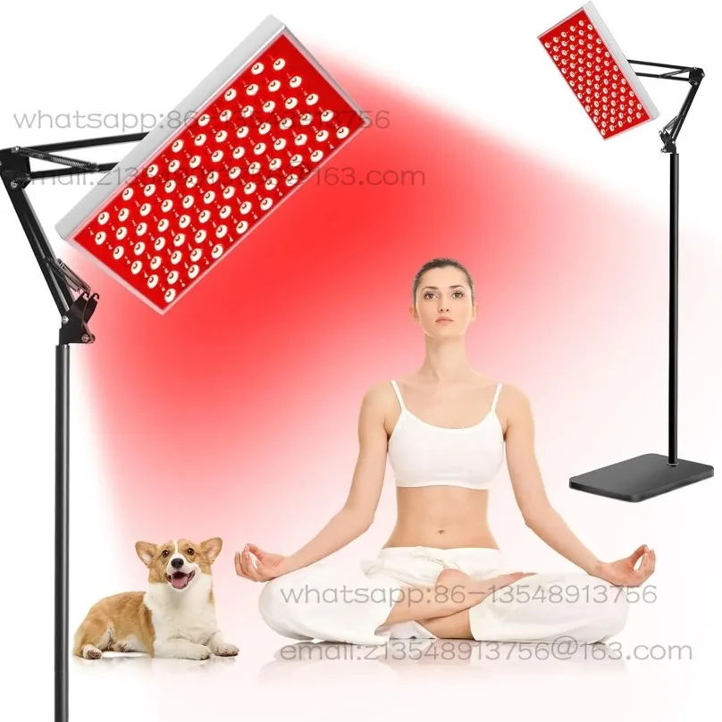 

Большой ряд 45 Вт лампа для физиотерапии красного света от пола до потолка, 225 бусин без телескопического косого плеча