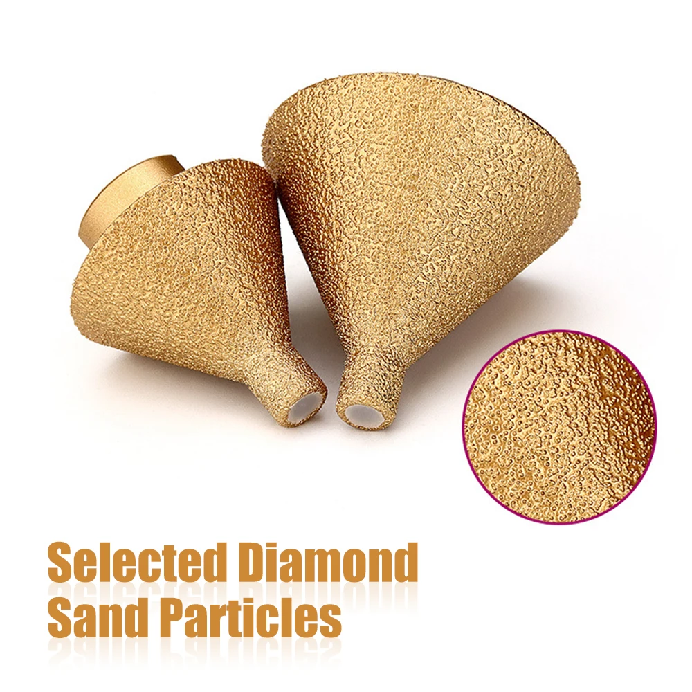 M10 Thread Diamond Beveling Chamfer Bit For Shaping in Granite Marble Tile Ceramic Holes Trimmingand Cleaning