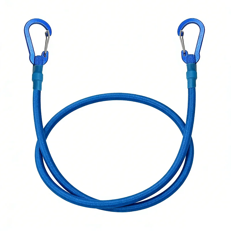 8mm Portable Elastic Bungee Rope Strong Elastic Durable Tear Resistant 7 Styles with Hooks Travel Luggage Bundling Camping
