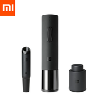 Xiaomi Huohou Automatic Bottle Opener Electric Red Wine Openers Stopper Fast Decanter Wine Corkscrew Foil Cutter Cork Out Tool