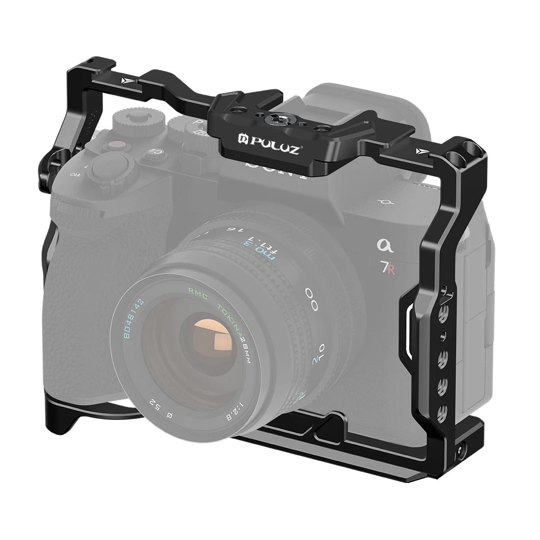 

Металлическая клетка для камеры PULUZ, стабилизатор для Sony A7 IV/ ILCE-7M4/A7M4/A7M3/A7R3/A7R III/A7R5, клетка для камеры из алюминиевого сплава