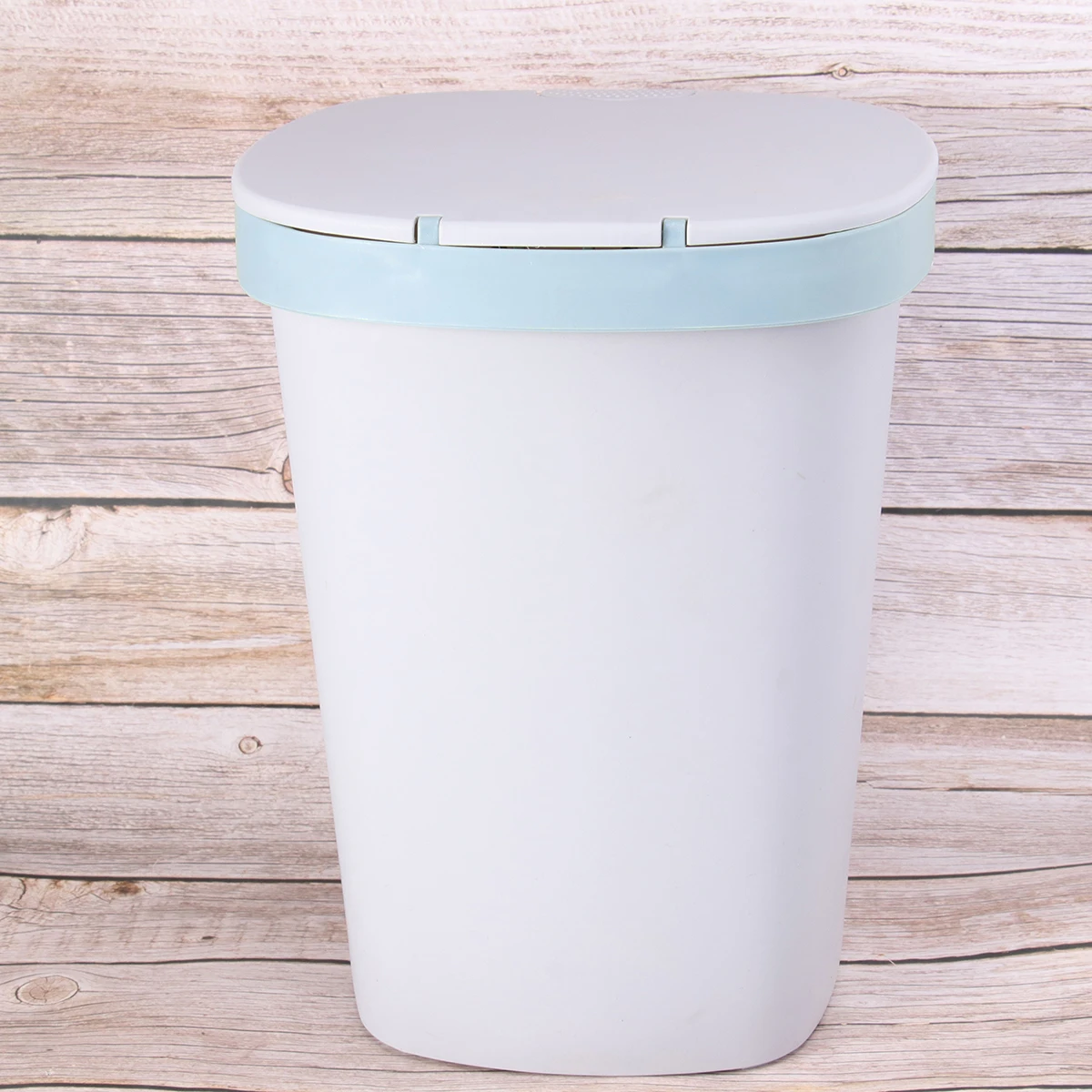 

1Pcs Push Button Trash Can Large Capacity Flip Lid Pedal Plastic Garbage Can Silent for Kitchen Home Garbage Cans with Lid