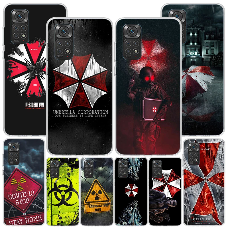 Shaped Umbrella Phone Case For Xiaomi Redmi Note 14 13 12S 12 11 11S 11E 10 Pro Plus 10S 11T 9 9S 5G Personalized Cover Note 13 