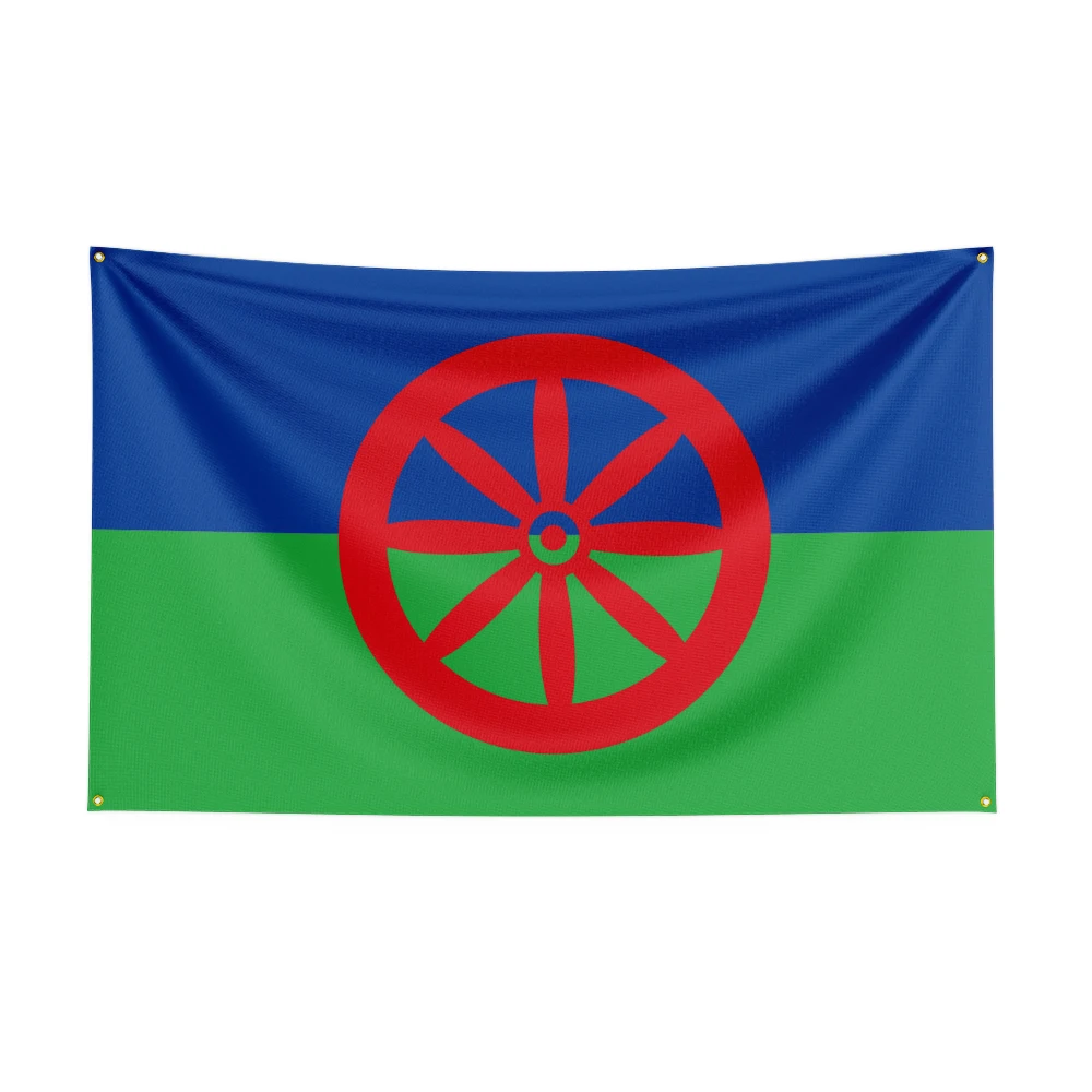 3X5Ft Gypsy Romani Peoples Flag For Decor