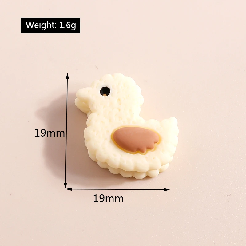 Leslie 10 Stück Niedliche Frosch-Anhänger aus Kunstharz, Flache Cabochons für Haarschleifen-Dekoration, DIY Schmuckherstellung Zubehör – Detail 12