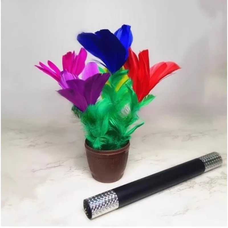 Appearing Bouquet in Vase Large Magic Tricks Stage Close Up Magia Flower Appearing Magie Gimmick Props Wedding Party Magic