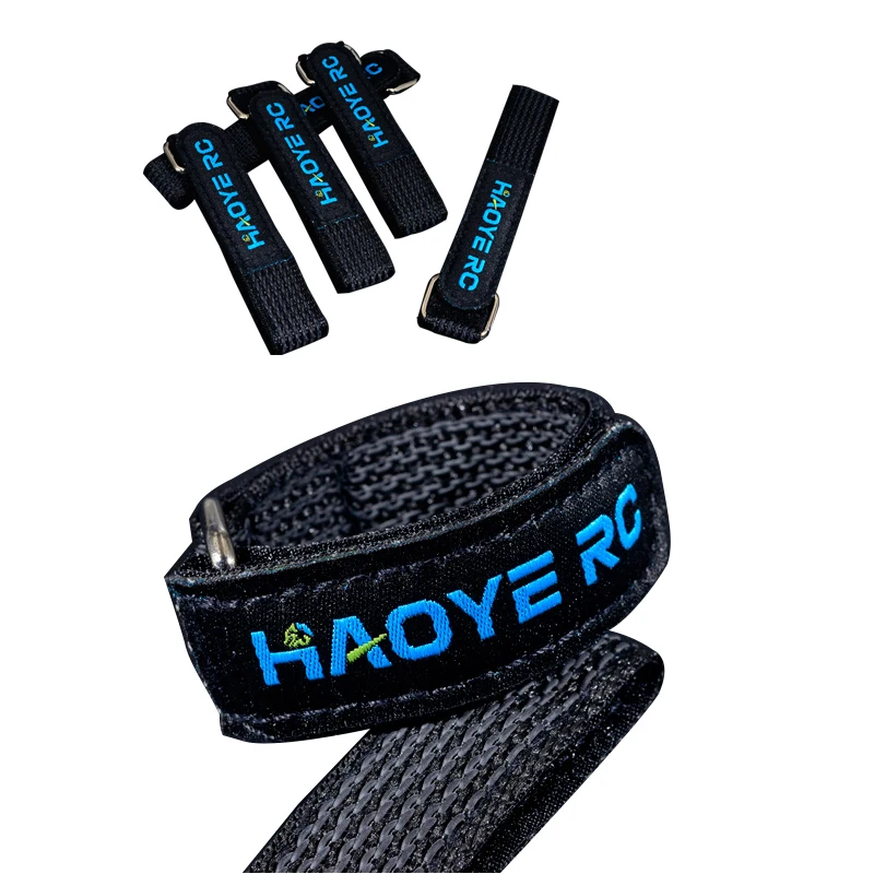 HAOYE Battery Strap Kevlar Anti-slip Reverse Buckle Cable Tie Length 250mm Wide 20mm For RC Traversing Drone Quadcopter