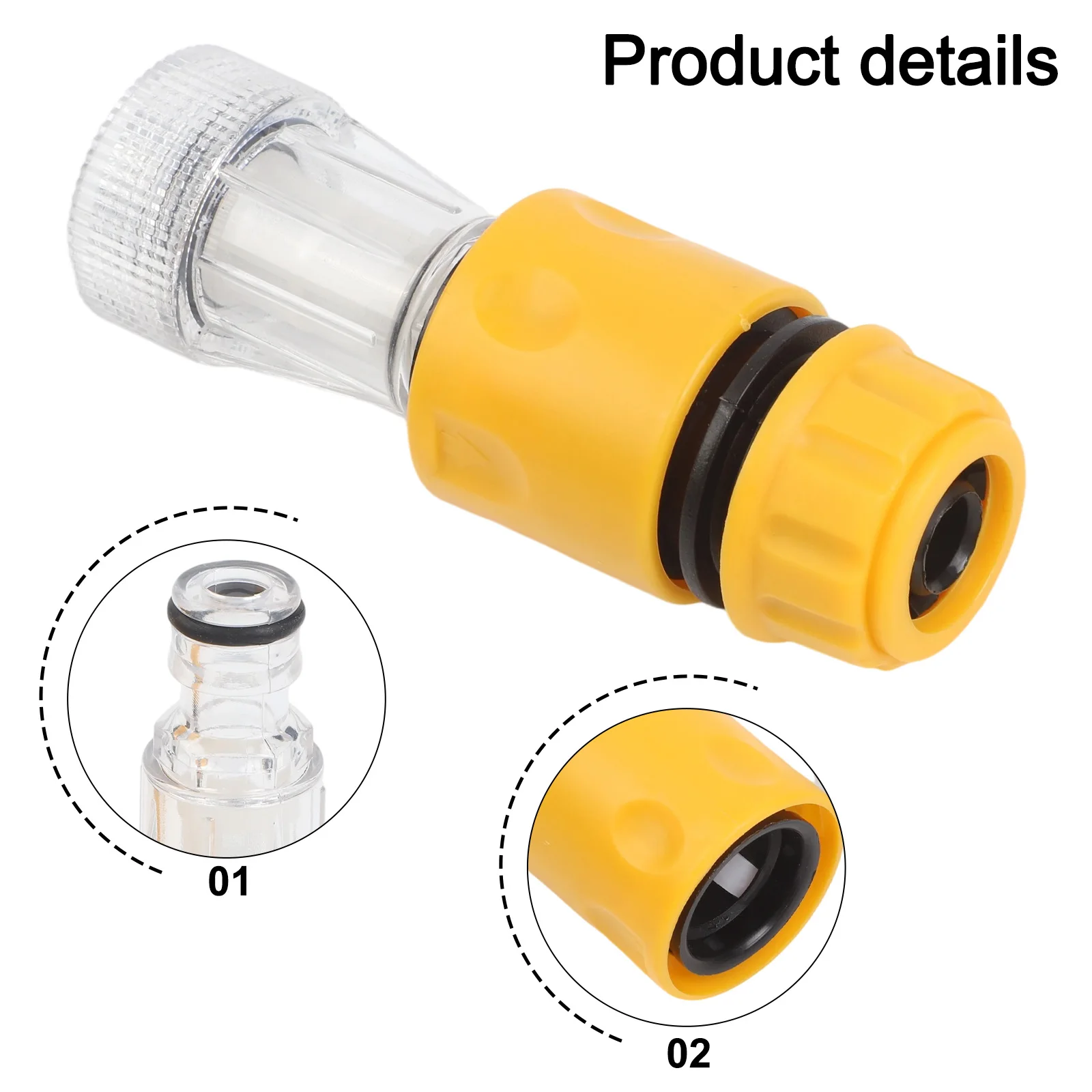 Assembly High Quality Kits New Connector Filter Fitting Garden Hose Parts Pipe Quick Tap 1 Set Accessories Adaptor