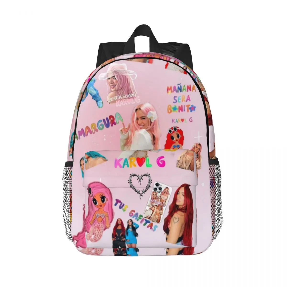 Manana Sera Bonito Karol G Bedrukte Lichtgewicht Casual Schooltas Voor School, Buiten, Winkelen, Kantoor 15Inch