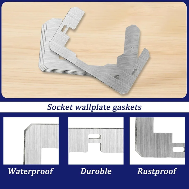 

Стильные прокладки для настенных пластин, 5 шт. прокладки для розетки, выравниватель прокладок, металлические выравнивающие пластины для скрытого устройства для ремонта и фиксации