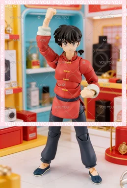 

Оригинальная фигурка BANDAI S.H.Figuarts Saotome Ranma Shampoo, игрушка из ПВХ, аниме-фигурка Ranma Nibun-no-Ichi