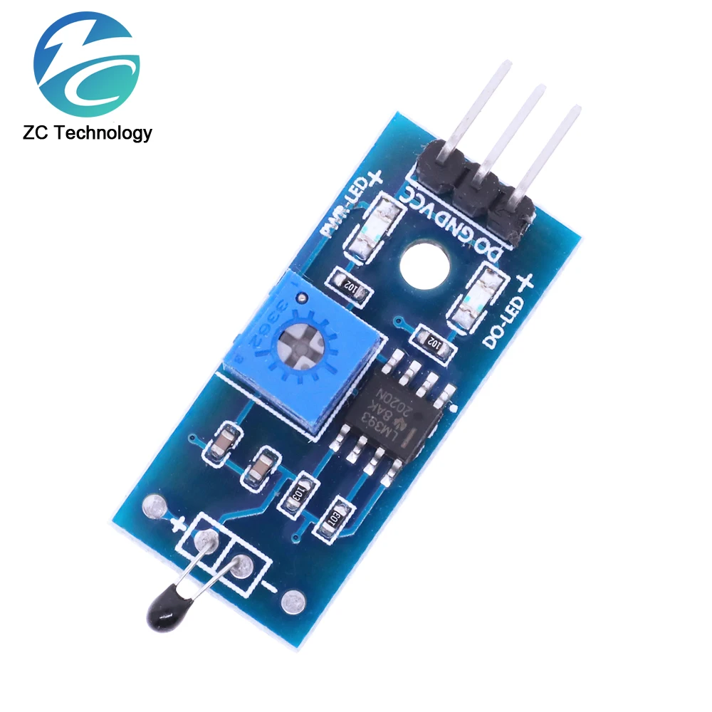 Модуль датчика температуры термистора, модуль термодатчика, цифровой выход/переключатель контроля температуры для Arduino