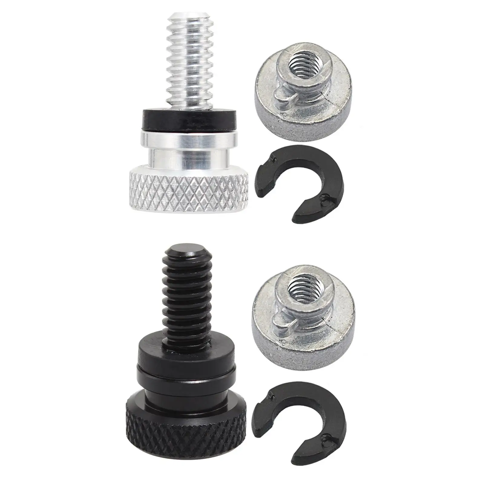 1 4 Thread Seat Bolt Screw CNC Billet Aluminum Quick Install Rear Fender for Motorcycle Accessories