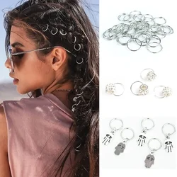 Hair Braid Dread Dreadlock Beads Clips Charms African Braids Cuffs Rings Hip Hop Style Jewelry Dreadlock Clasps Accessories