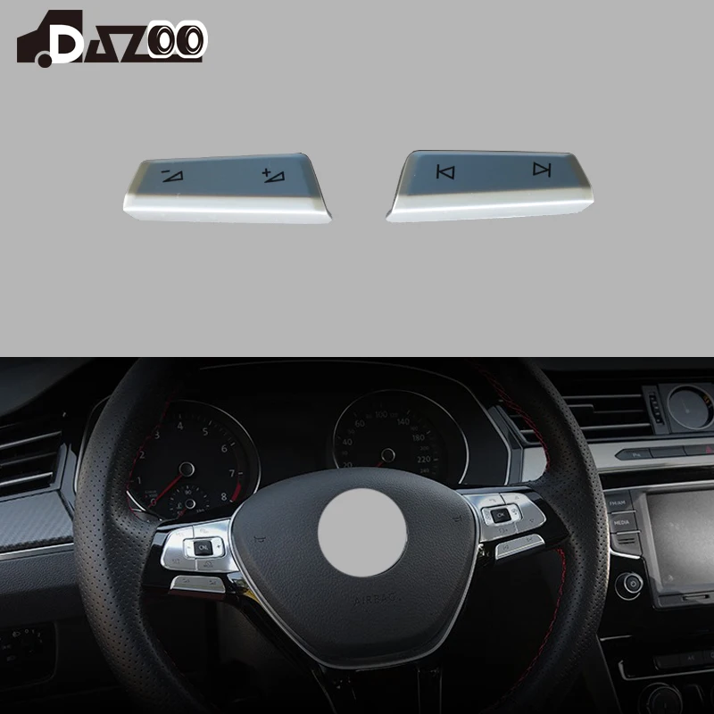ปุ่มปรับระดับเสียงปุ่มกดพวงมาลัยรถแบบมัลติฟังก์ชั่นสำหรับ VW Golf 8 MK8 Passat B8 PA T ROC 30D 959 442 J 30D959442J
