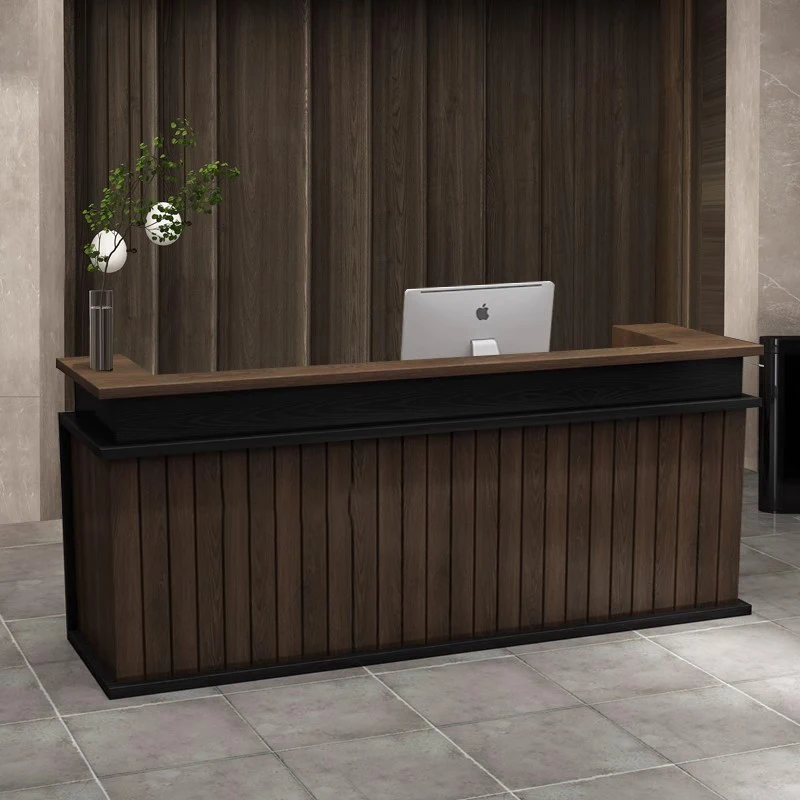 *Front Reception Counter Table Salon Spa Medical Clinic Dental Modern Reception Desk Retro Cashier Counter