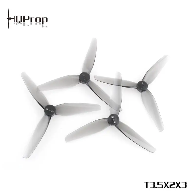 Hqprop T3.5x2x3 3520 3-blade Pc Propeller 1.5mm For Rc Fpv Freestyle 3.5inch Cinewhoop Ducted Drones Protek35