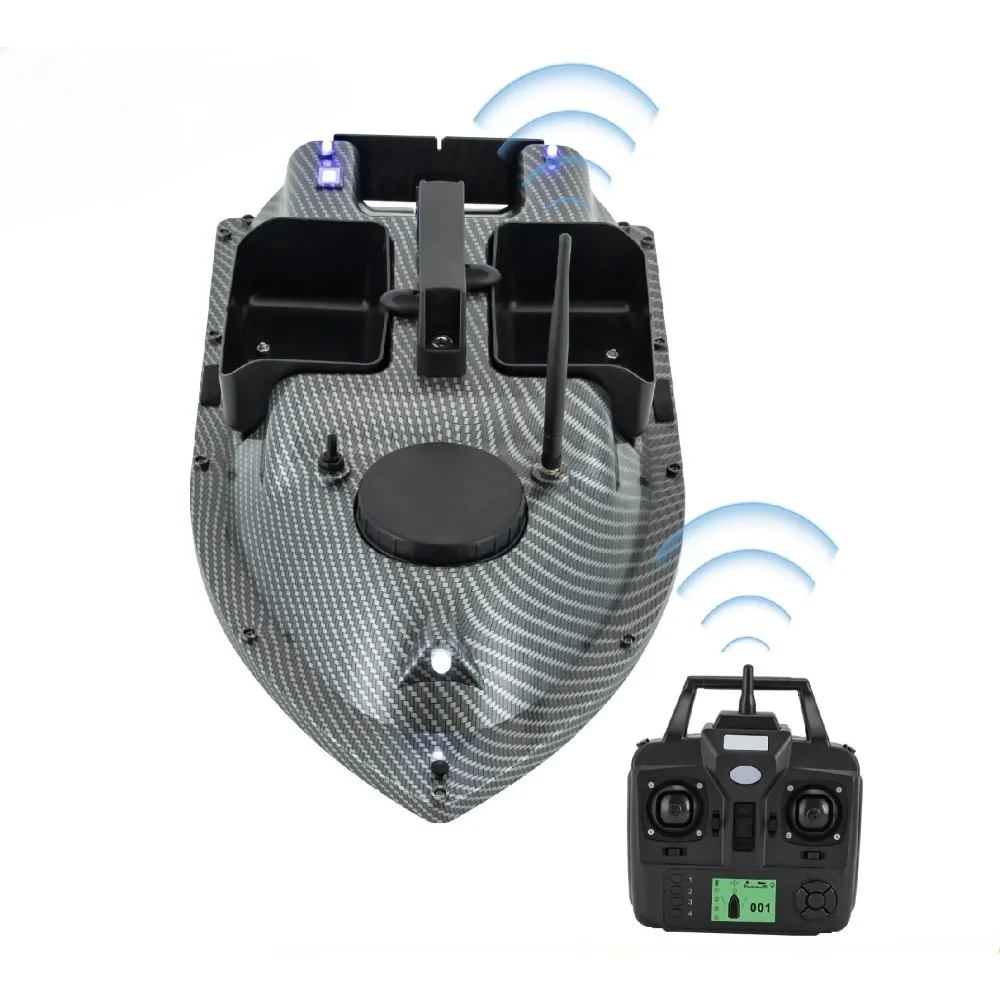 GPS Fishing Bait Boat with 2 Batteries 16 Positioning Points 2kg Load Bait Boat Fully Automatic Return Bait Feeding Boat