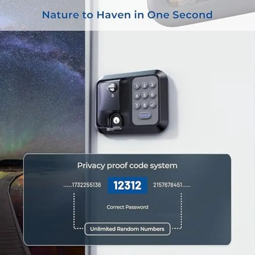 Full Metal RV Keyless Entry Door Lock with Password & Remote, Trailer Camper Replacement, Versatile Latch