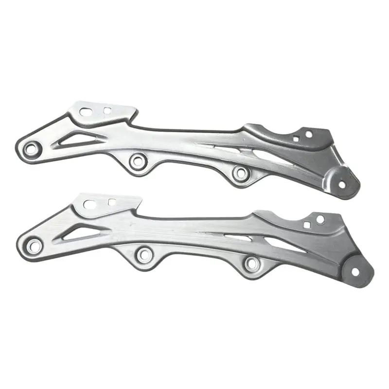 NEW-Aluminum Alloy Speed Skate Frame Kids Inline Skate Chassis Replacement Parts 2 Sizes Hollow Skate Blade Rack 160Mm