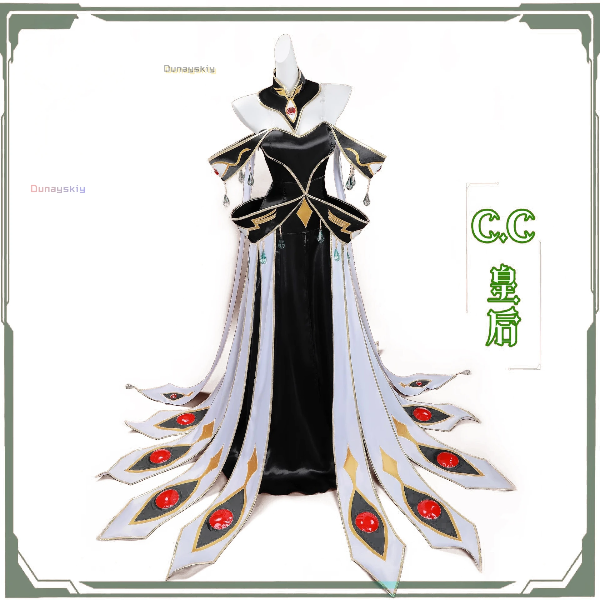 White Queen C.C. Women's Anime Dress Lelouch of The Rebellion Set Halloween Christmas Costumes for Adults