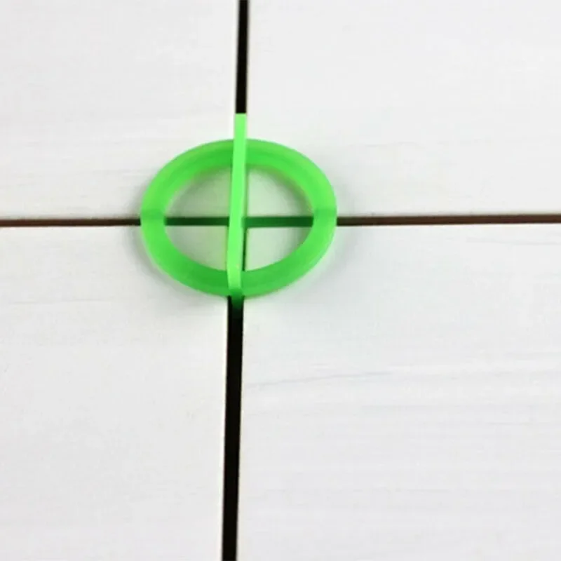 100pcs Green Cross Leveling Tile Recyclable Plastic Tile Leveling System Base Spacer