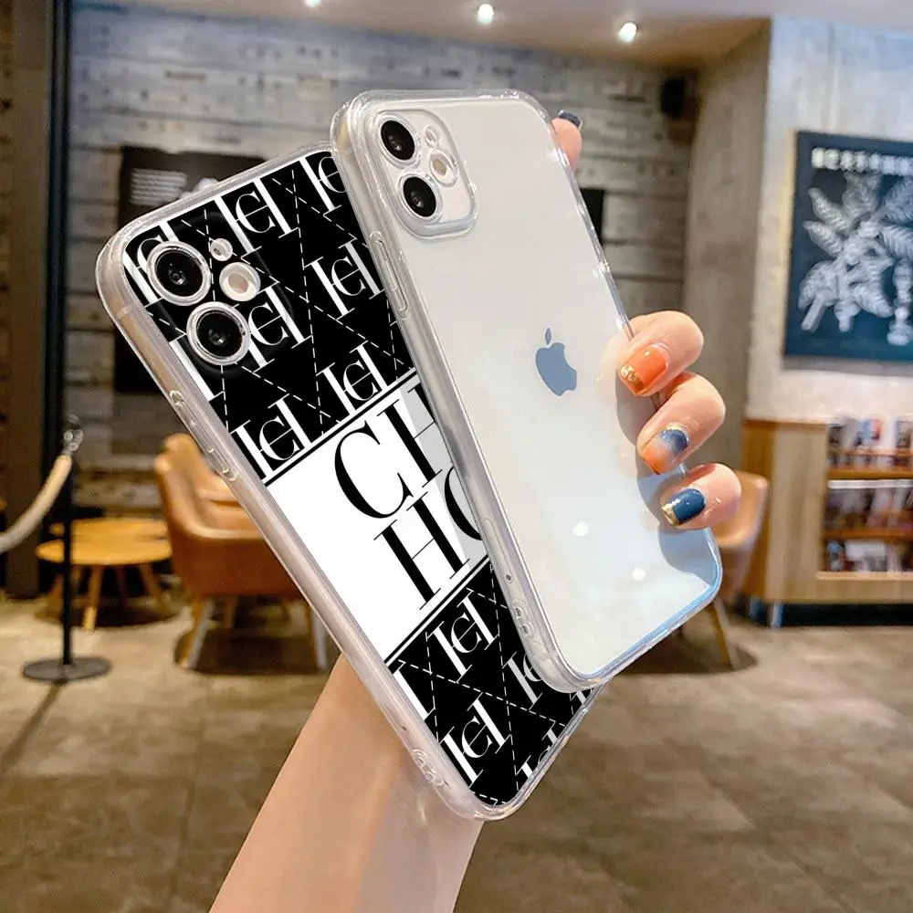 C-CarolinaS Fashion H-HerreraS Phone Case For IPhone 17 16 15 14 13 12 11 Pro Max Plus Mini Silicone view 6