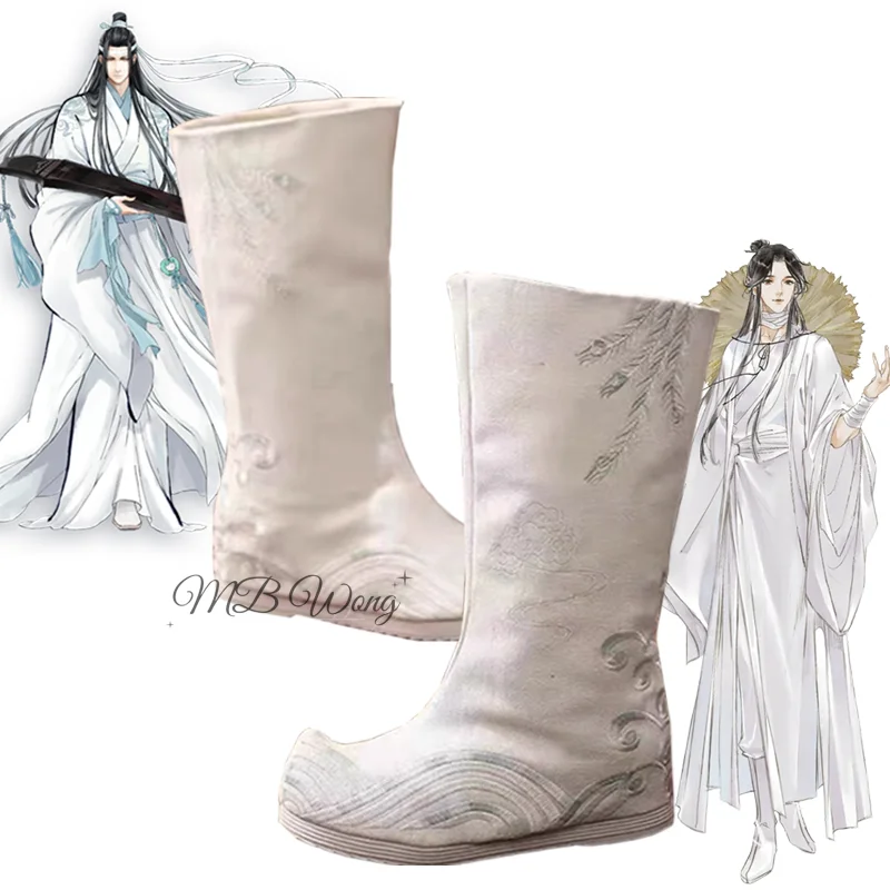 Himmel offiziellen Segen Xie Lian Mo Dao zu Shi Lan Wangji Cosplay Schuhe Stiefel Hanfu Rollenspiel alten Halloween Karneval Party