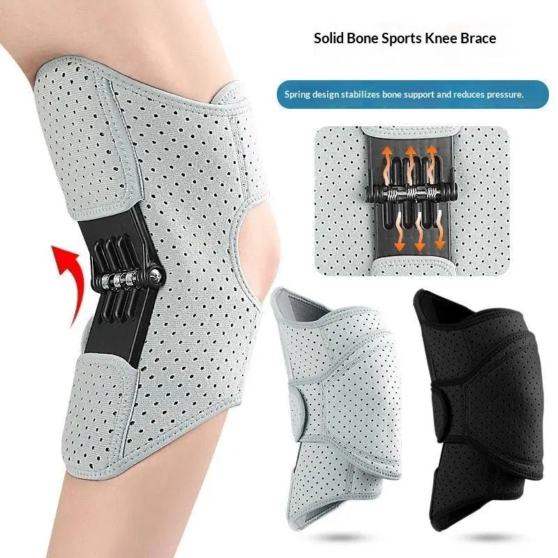 Joint Support Knee Pad Non Slip Lift Pain Relief For Knee Spring Stabilizer Knee Booster Sport