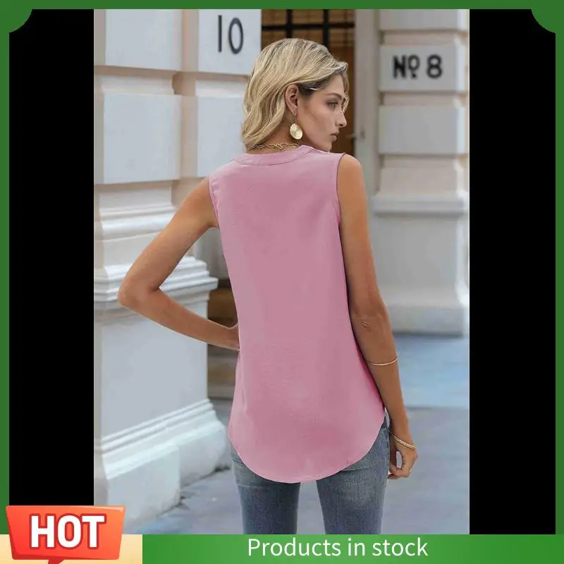 

Intuitive Women's Summer Tank Blouse Casual V Neck Sleeveless Tunic Top Shirt
