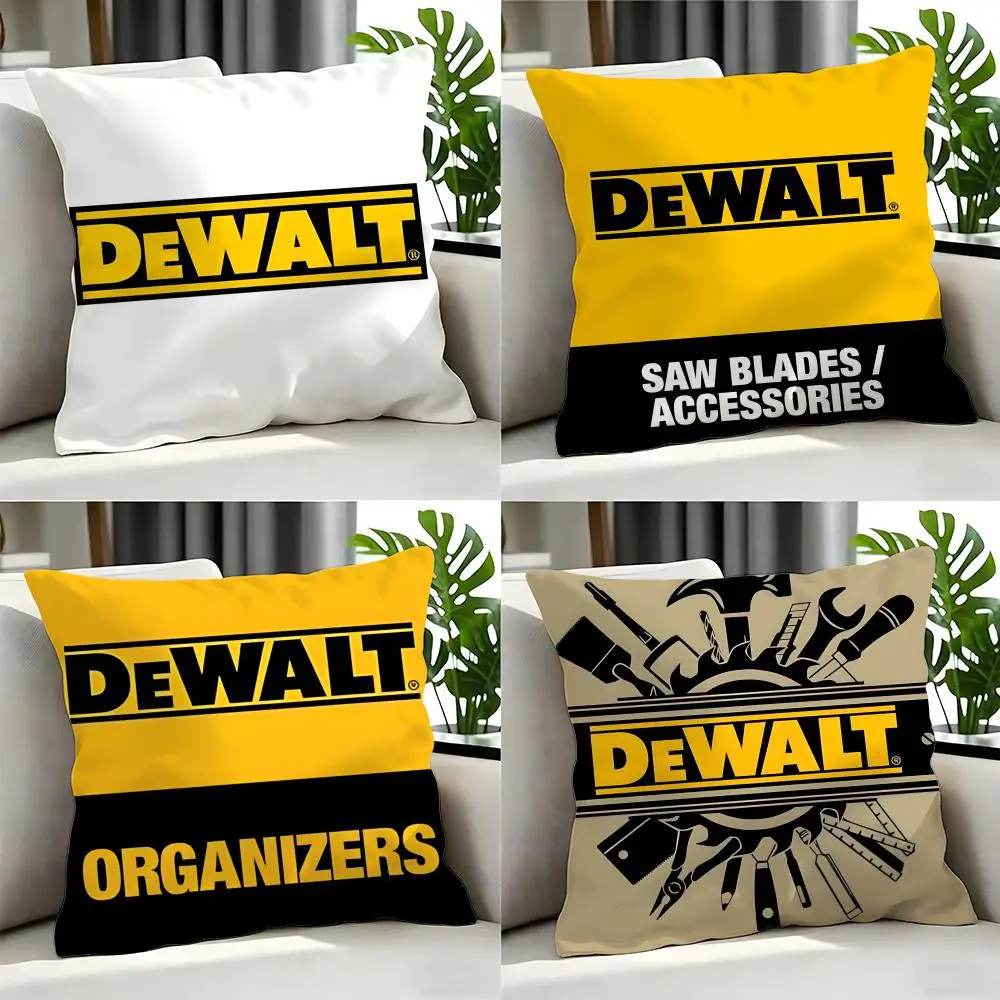 Brand DeWalt Cushion Cover Cushion Cover Set 4Pcs 50x50 45x45 40x40 Pillowcase Decorative Sofa Home Decor