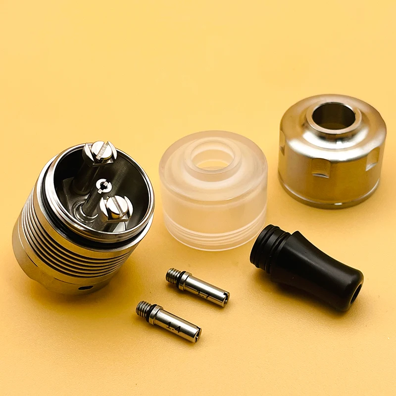 Imagem -05 - Yftk Caiman v5 Rda Atomizador 316ss 22 mm 1.2 mm 1.4 mm 1.7 mm 2ml Single Coil Air Inttake Rebuildable Vape Tank vs Caiman V.4 Rda