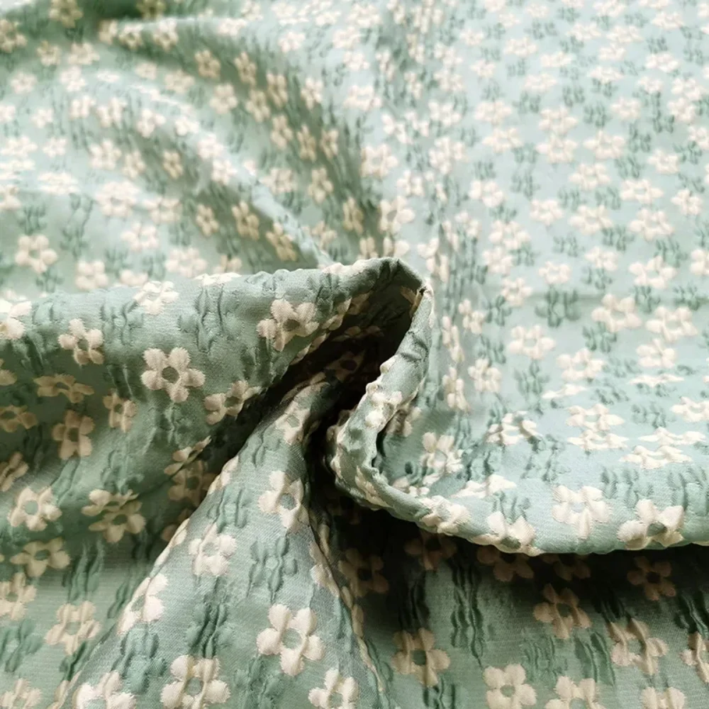 

Summer Brocade Fabric Embossed Jacquard for Diy Sewing Dress Sleeveless Princess Clothing Suit Cloth Material By the Meter