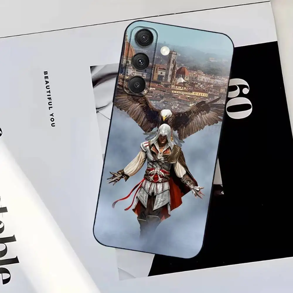 حافظة هاتف Game A-Assassins-es CreedS لهاتف سامسونج S 25,S24,S23,S22,S21,S20,S10,Ultra,Plus,Lite,FE,غطاء أسود من السيليكون الناعم #6