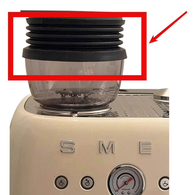 ​​Coffee Grinder Blowing Chamber Residual Powder Cleaning Silicone Ring FOR Smeg EGF03 58mm
