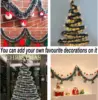 60M Christmas Ribbon Garland Green Cane Tinsel Ribbons Xmas Tree Hanging Pendent Wreath Ornaments Home Party Supplies 2 60M Christmas Ribbon Garland Green Cane Tinsel Ribbons Xmas Tree Hanging Pendent Wreath Ornaments Home Party Supplies 2