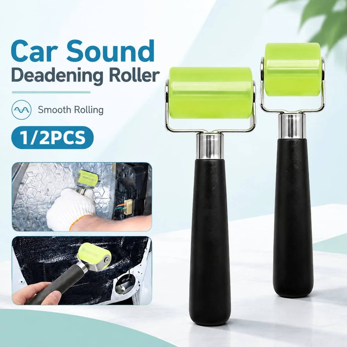 Car Sound Deadening Roller Tool for Automotive Insulation Mats Vibration Damping Sheets and Interior Installation