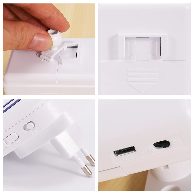 Campanello per porta, rilevatore di sensore di movimento per porta aziendale Wireless campanello per visitatori intelligente allarme per vialetto di sicurezza domestica con 1 Rece Plug-In