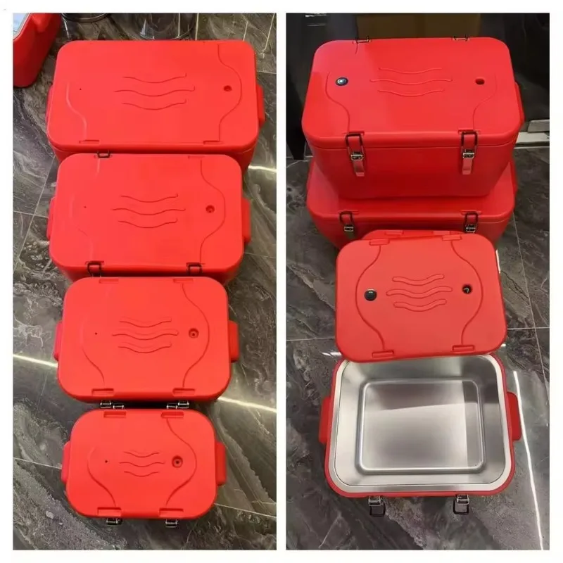 thermal insulation lunch box 20L 25L 30L 45L stainless steel liner thermal insulation and cold insulation set with metal buckle