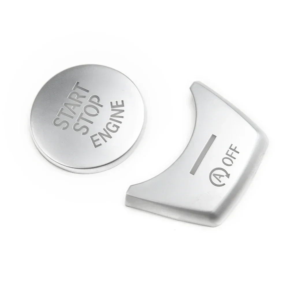 Enhance The Functionality Of Your For BMW 5 Series F10 F07 With 2pcs Chrome Engine Start Stop Push Switch Button Covers