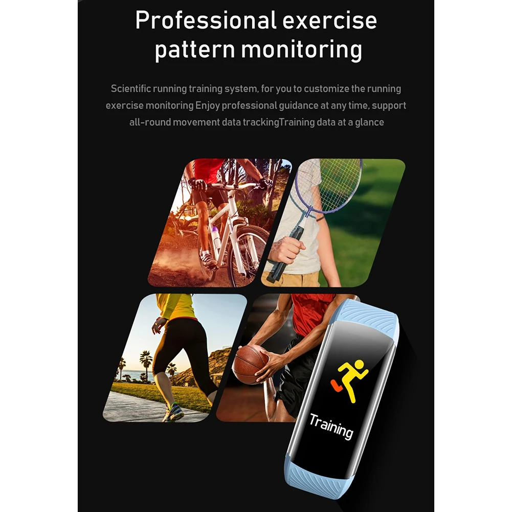 

Хорошие продажи, фитнес-браслет, измерение артериального давления, шагомер, умный браслет, монитор сердечного ритма, водонепроницаемые часы с трекером здоровья A