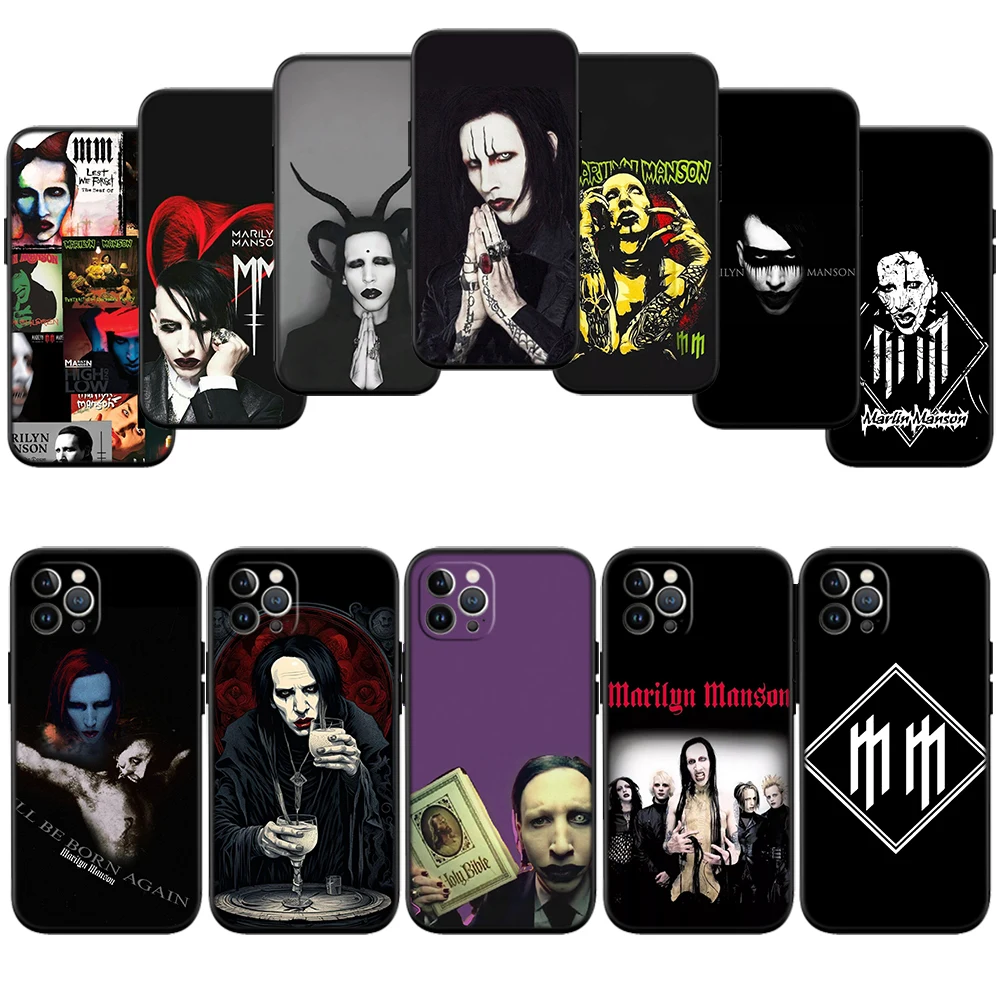 IJ37 M-Mansons Phone Case for Samsung Galaxy M06 M15 M16 M35 M55 M56 A36 A42 A50 A50S A51 A52 A32 A33 A05 A05S A06 A16 A20