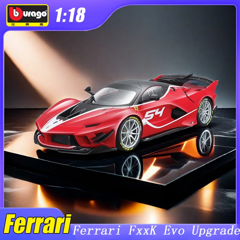 

1:18 Maisto Ferrari Fxx K Evo Diecast Model Scale Original Simulation Alloy Car Fans Luxury Collection Display Racing Car Toy