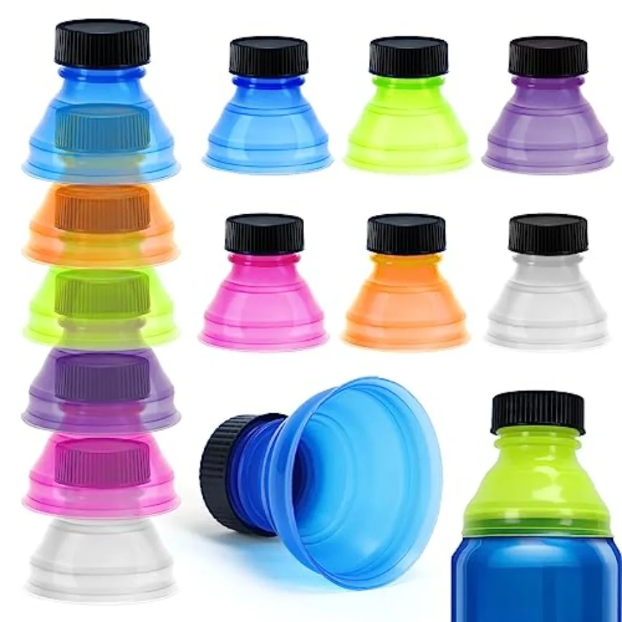 

12 упаковок крышек для банок, многоразовые крышки для бутылок с поп-банками, крышки для газированных напитков, пива, энергетических напитков, сока, секатора, пикника, пляжа Gathe