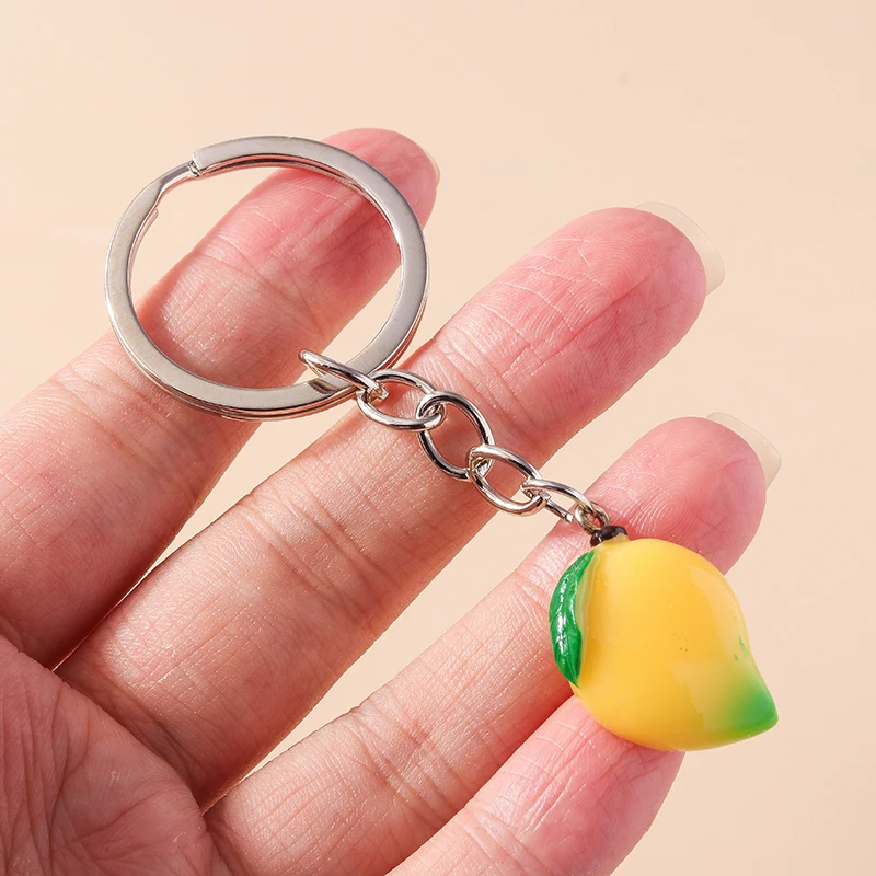 Niedliche Simulations-Gemüse-Schlüsselanhänger, Kunstharz, Lebensmittel, Mais, Charms, Schlüsselanhänger, Souvenir, Geschenke für Frauen, Männer, Autoschlüssel, Handtasche, Schlüsselanhänger – Detail 18