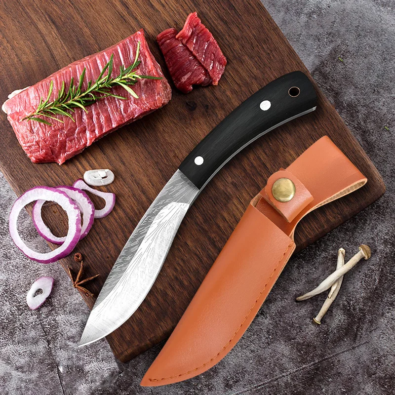 Handmade Forged Boning Knife Stainless Steel Kitchen Chef Knife Utensils Meat Bone Fish Fruit Cleaver Butcher Slicing Knife