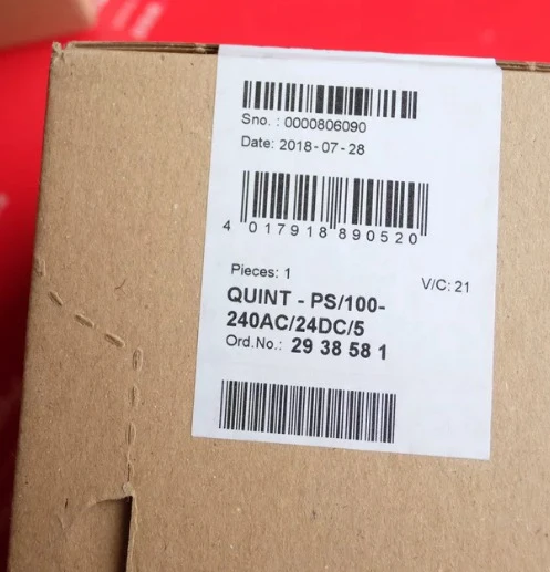 2938581 New switching power supply QUINT-PS-100-240AC/24DC/5