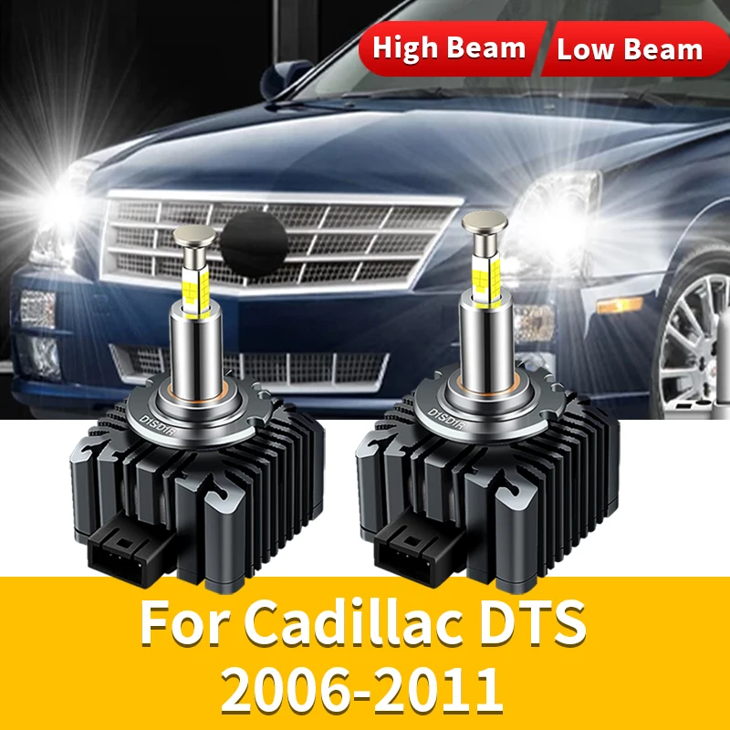 

Ксеноновые Светодиодные лампы 12 В 6000K для Cadillac DTS 2006 2007-2011 лм, 2 шт.